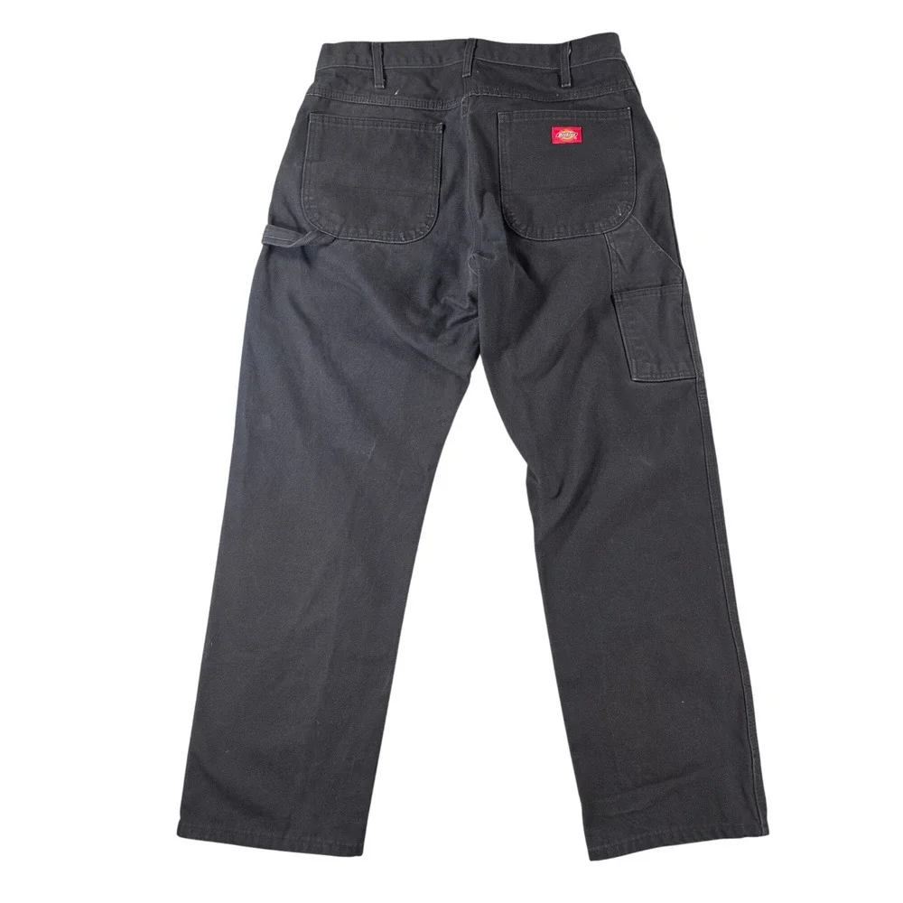 Dickies Carpenter Work Pants Men's 34x30 Black Utility Workwear